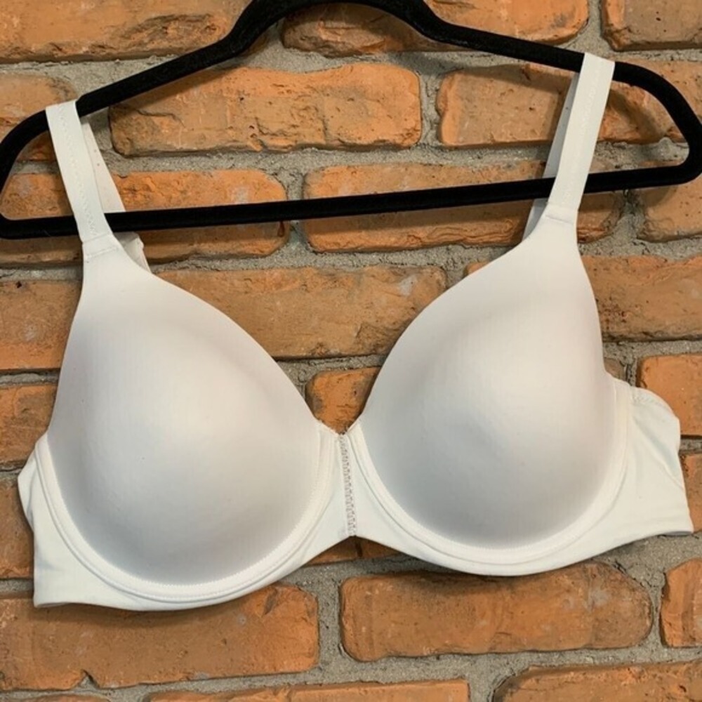 Vanity Fair Body Fresh Bra 75393 Womens Size 40D white Full‎ Coverage Underwire